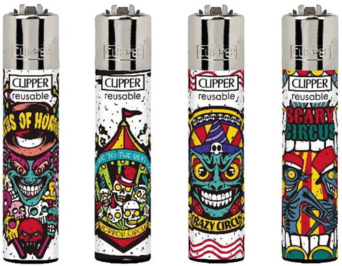 Flamagas Clipper CP11 Horror Days lighter, 2 collection 4 pieces - Lighter - Main image
