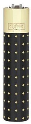 Flamagas Clipper Elegant+Giftbox lighter, black and gold 1 - Lighter - Main image