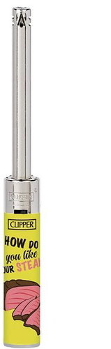 Flamagas Lighter Clipper Tube+ Grill Time 2, Steak - Lighter - Main image