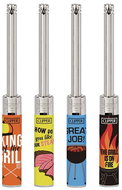 Flamagas Zapalovač Clipper Tube+ Grill Time 2, kolekce 4 kusy - Lighter