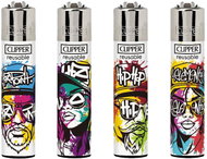Flamagas Clipper CP11RH Graffiti Soul lighter, collection of 4 pieces - Lighter