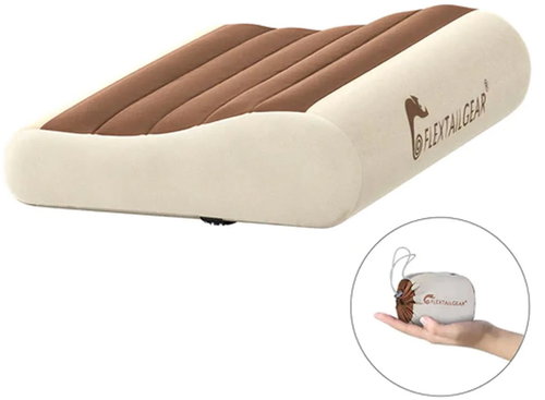 Flextail ZERO Pillow brown - Inflatable Pillow - Main image