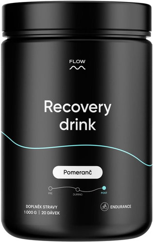 Flow Recovery drink 1000g, orange - Sports Drink - Main image
