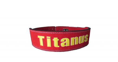 TITANUS with lever buckle 10/8 (red) L - Fitness Belt - Main image
