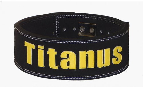 TITANUS with lever buckle 10/8 (black) M - Fitness Belt - Main image