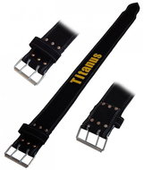 TITANUS Powerlifting dvojitá přezka (černá) XL - Fitness opasek