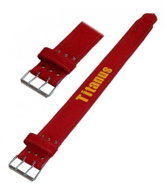 TITANUS Powerlifting double buckle (red) M - Fitness Belt