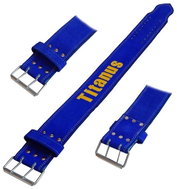 TITANUS Powerlifting double buckle (blue) - Fitness Belt