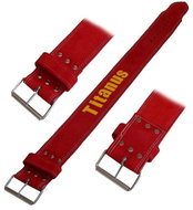 TITANUS Powerlifting single buckle (red) - Fitness Belt