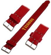 TITANUS Powerlifting single buckle (red) S - Fitness Belt