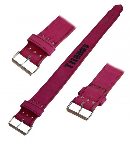 TITANUS Powerlifting single buckle (pink) S - Fitness Belt - Main image