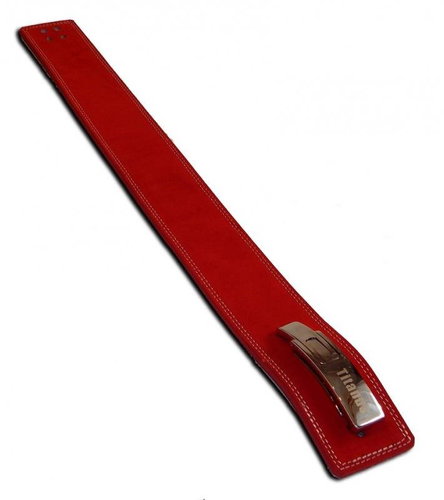 TITANUS with engraved lever buckle (red) M - Fitness Belt - Main image