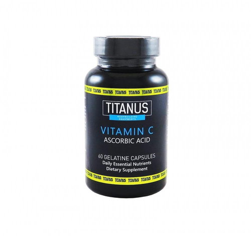 TITANUS 60 capsules - Vitamin C - Main image
