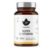 Puhdistamo Super Vitamin D 4000 IU 120 kapslí - Vitamín D3