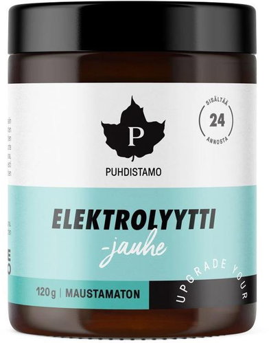 Puhdistamo Electrolyte Powder 120 g, natural (Maustamaton) - Electrolytes - Main image