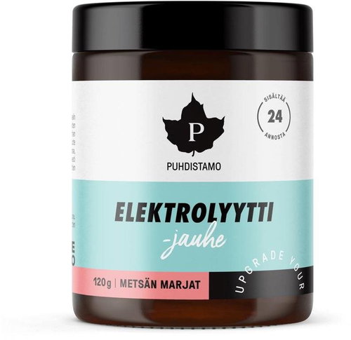 Puhdistamo Electrolyte Powder 120 g red berries - Electrolytes - Main image