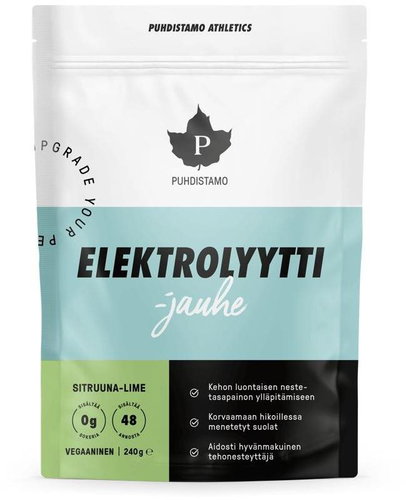 Puhdistamo Electrolyte Powder 240 g lemon lime - Electrolytes - Main image