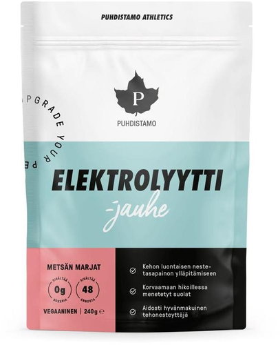 Puhdistamo Electrolyte Powder 240 g red berries - Electrolytes - Main image