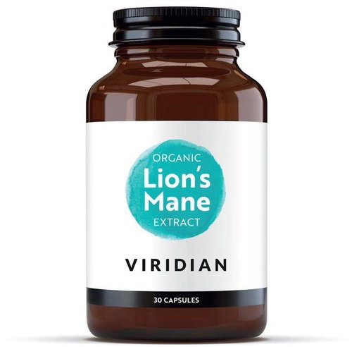 Viridian Nutrition Lions Mane Extract 30 capsules Organic - Dietary Supplement - Main image
