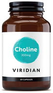 Viridian Nutrition Choline 300 mg 60 kapslí - Doplněk stravy