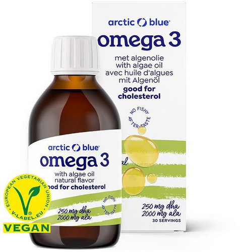 Arctic Blue Vegan Omega 3 Algae 150 ml (250 mg DHA & 2000 mg ALA) - Omega 3 - Main image