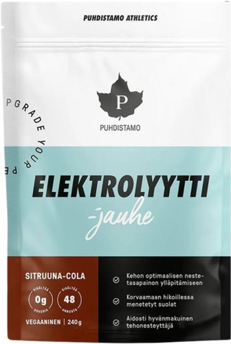 Puhdistamo Electrolyte Powder 240 g lemon cola - Electrolytes - Main image