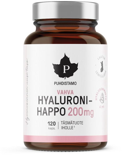 Puhdistamo Hyaluronic Acid 200 mg 120 capsules - Hyaluronic acid - Main image