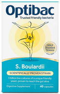 Optibac Saccharomyces Boulardii 40 capsules - Probiotics