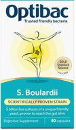 Optibac Saccharomyces Boulardii 80 capsules - Probiotics