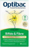 Optibac Bifido & Fibre 30 × 6 g sachets - Probiotics