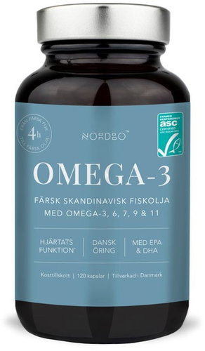 Nordbo Scandinavian Omega -3 Trout Oil 120 capsules - Omega 3 - Main image