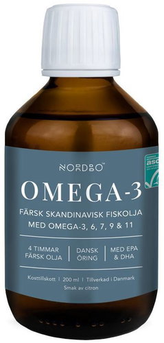 Nordbo Scandinavian Omega -3 Trout Oil 200 ml - Omega 3 - Main image