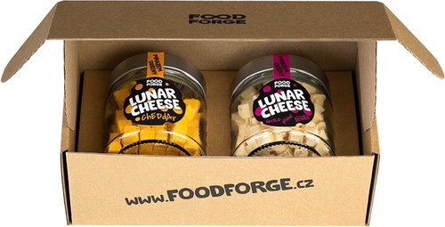 FOOD FORGE Set Lunar Cheese Cheddar 90 g + Herold 80 g - Crispy Cheese - Main image