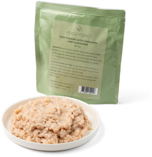 FOOD FORCE Rice pudding with cinnamon and cardamom 300 g - MRE - Main image