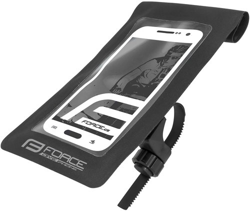 Force Dive handlebar cover for mobile phone, waterproof, black - Bike Bag - Main image