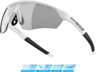 Force Enigma white, photochromic glass - Cycling Glasses
