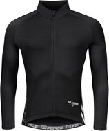 Force Spike long sleeve jersey, black and white XL - Cycling Jersey