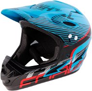Bike Helmet Force Tiger Downhill, Blue-Black-Red, S-M - Helma na kolo