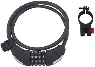 Force LUX Spiral Code, 85cm/10mm, with Holder, Black - Bike Lock