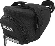 Force Zip Tépőzáras nyeregtáska - fekete, M - Kerékpáros táska