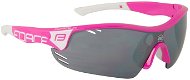 Force RACE PRO Pink-White, Black Laser Glass - Cycling Glasses