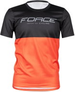Force Kid MTB Cheery jersey black-orange 128-140 - Cycling Jersey