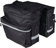 Force Double double rear bag, black 2 × 10 l - Bike Bag