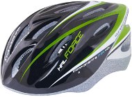 Force HAL, Black-Green-White, S-M, 54-58cm - Bike Helmet