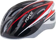 Force HAL, Black-Red-White, S-M, 54-58cm - Bike Helmet