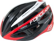 Force ROAD, Black-Red-White, S-M, 54-58cm - Bike Helmet