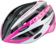 Force ROAD, Black-Pink-White, S-M, 54-58cm - Bike Helmet