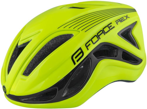Force REX, Fluo-Black, S-M, 56-58cm - Bike Helmet - Main image