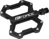 Pedals Force WHIRL Aluminium, Sealed Bearings, Black - Pedály