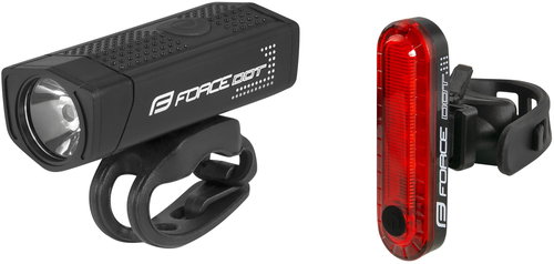 Force Dot USB set, front + rear - Bike Light - Main image